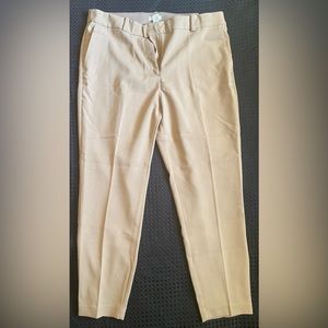 H&M woven stretch fabric, ankle length, tapered leg slacks